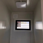 Contenedor de panel sándwich con aseo, 6,00×3,00