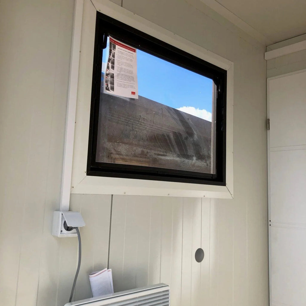 Contenedor de panel sándwich con aseo, 6,00×3,00