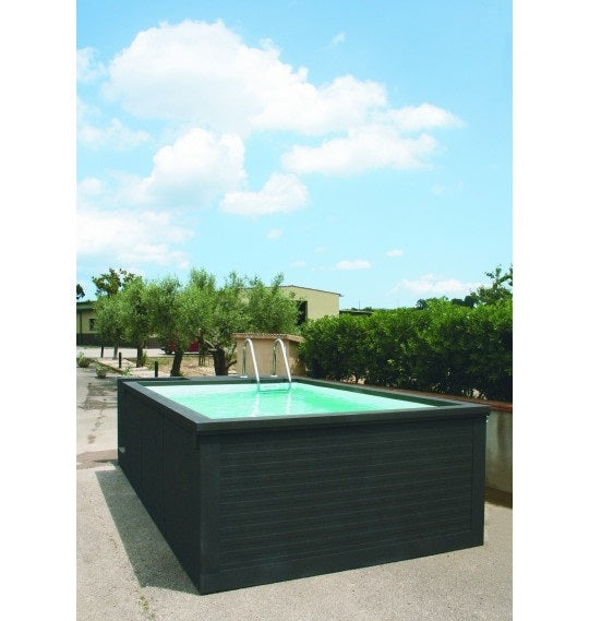 Contêiner móvel para piscina 5M25x2M55x1M26
