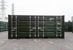 Contenedor Verde de 20 Pies con Lado Abierto