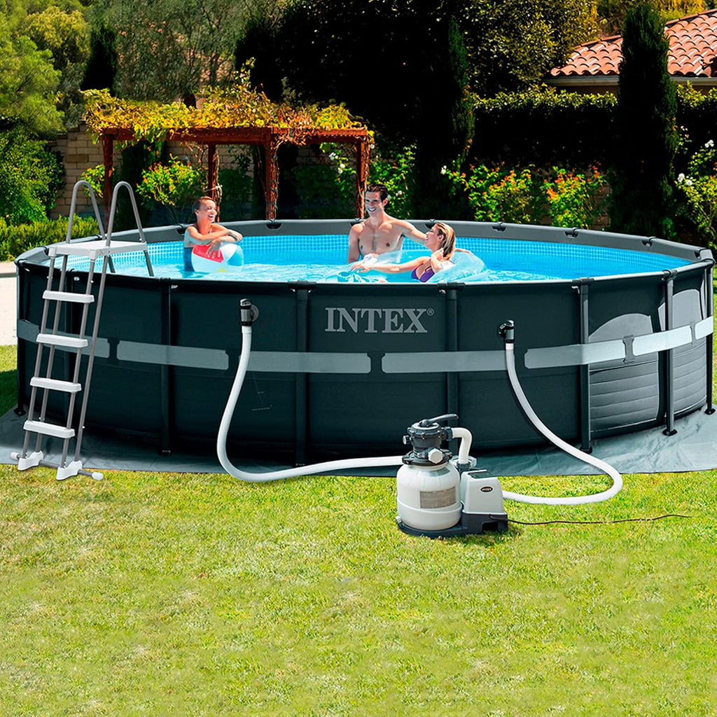 Piscina Elevada Redonda Ultra XTR Frame 549 x 132 cm con Depuradora