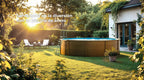 Piscina Elevada Redonda Aspecto Madera 300 x 120 cm