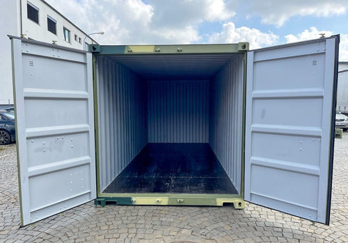 Contêiner marítimo de 20 pés – Camuflagem 