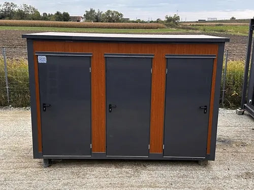 Contenedor Sanitario Tipo Pabellón con Triple Cabina