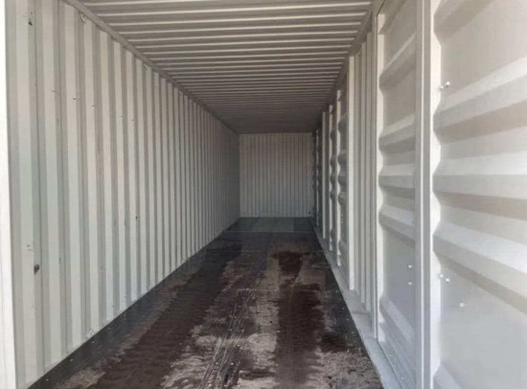 Contenedor Marítimo de 40 Pies High Cube con 3 Puertas Laterales Seminuevo