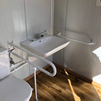 Contenedor de panel sándwich con aseo, 6,00×3,00