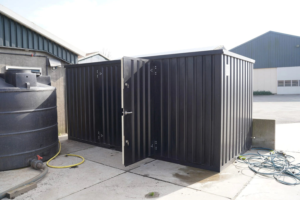 Contenedor de Almacenamiento 5 × 2 m con Puerta Doble