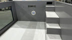 Piscina de Polipropileno 6,50 × 2,50 m con Ventana Panorámica de 4 m