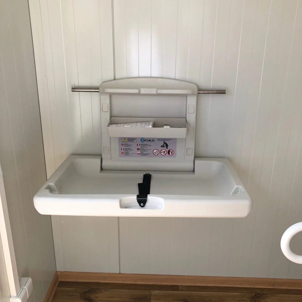 Contenedor de panel sándwich con aseo, 6,00×3,00