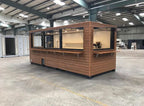 Contenedor de Envío de 20 Pies Convertido en Cafetería, Bar y Snack Bar