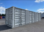 Contenedor Marítimo de 40 Pies High Cube con 3 Puertas Laterales Seminuevo