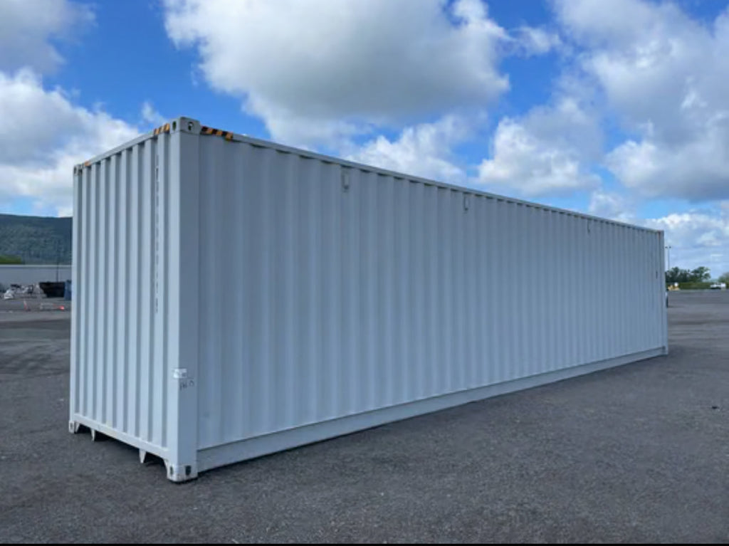 Contenedor Marítimo de 40 Pies High Cube con 3 Puertas Laterales Seminuevo