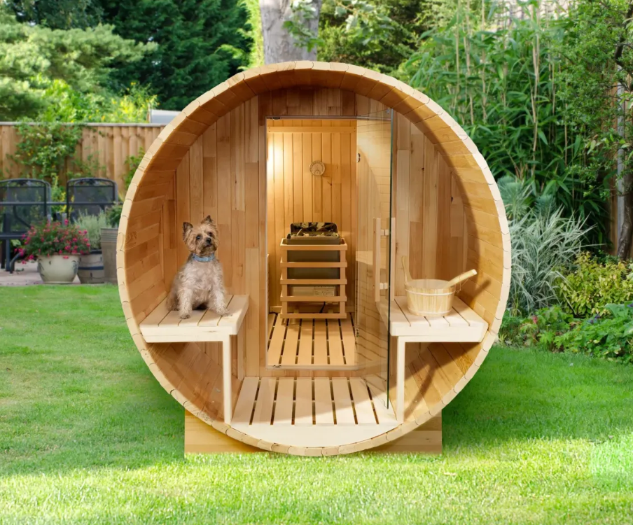 DHARANI S6 - Sauna exterior de vapor para 6 personas