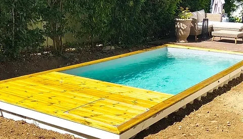 CONTENEDOR PISCINA 20 PIES SEMI-ENTERRADA