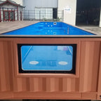 Contenedor de Piscina SP02 de 11,8 m con Revestimiento de Fibra de Vidrio
