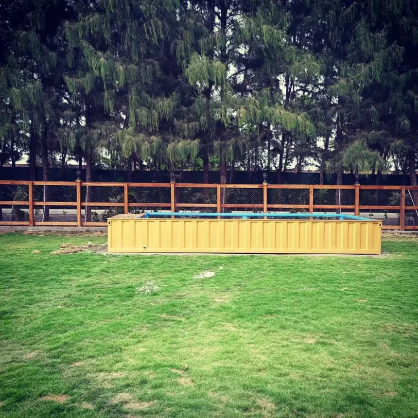 Piscina exterior prefabricada de contenedor de envío de 20 pies