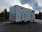 Remolque WC con doble WC 6x2,40 metros