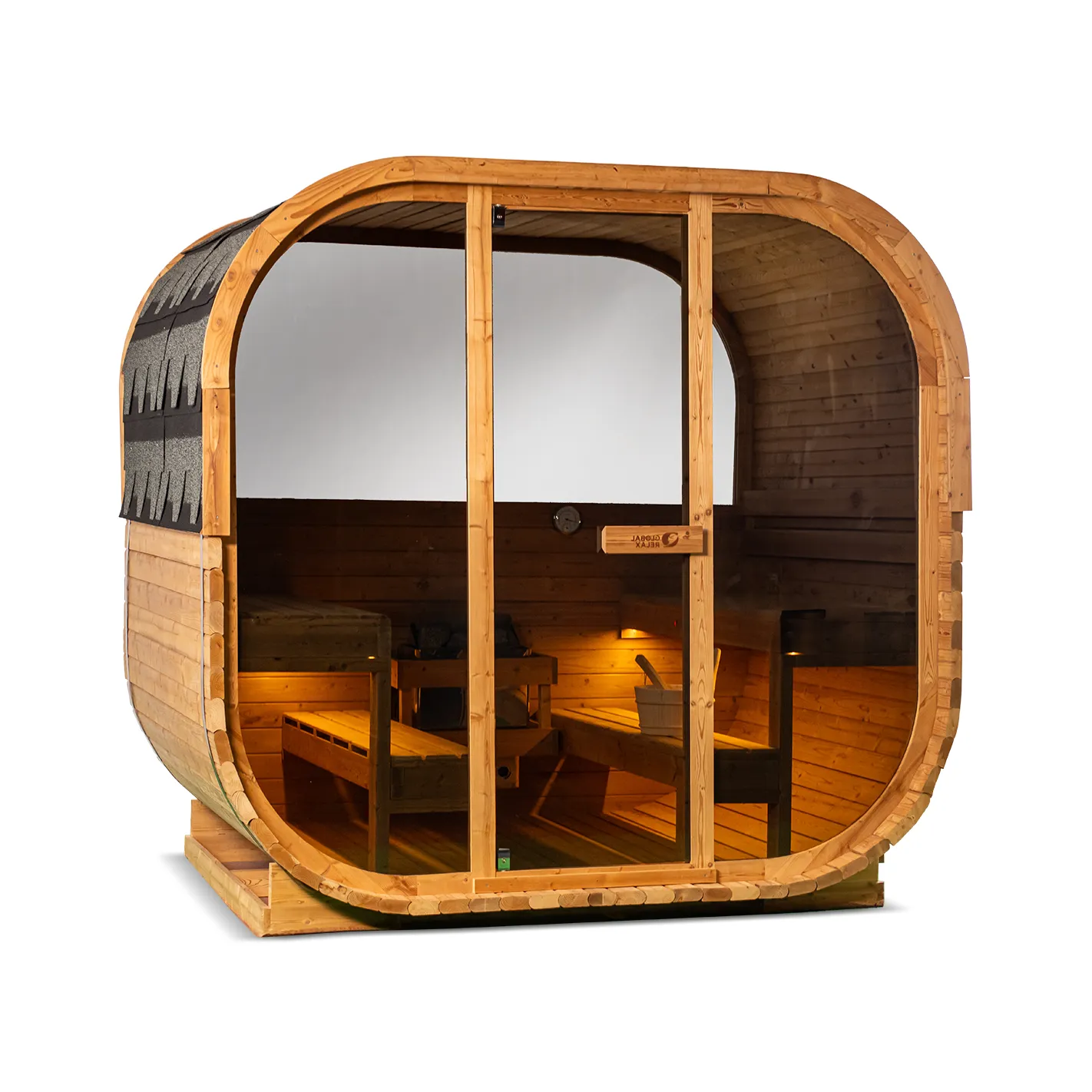 DHARANI CUBE - Sauna exterior de vapor hasta 6 personas