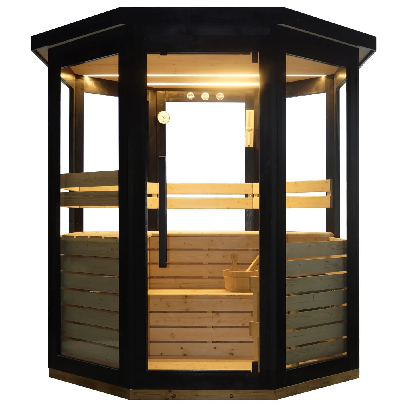 DHARANI PASSION - Sauna exterior de vapor para 4/5 personas