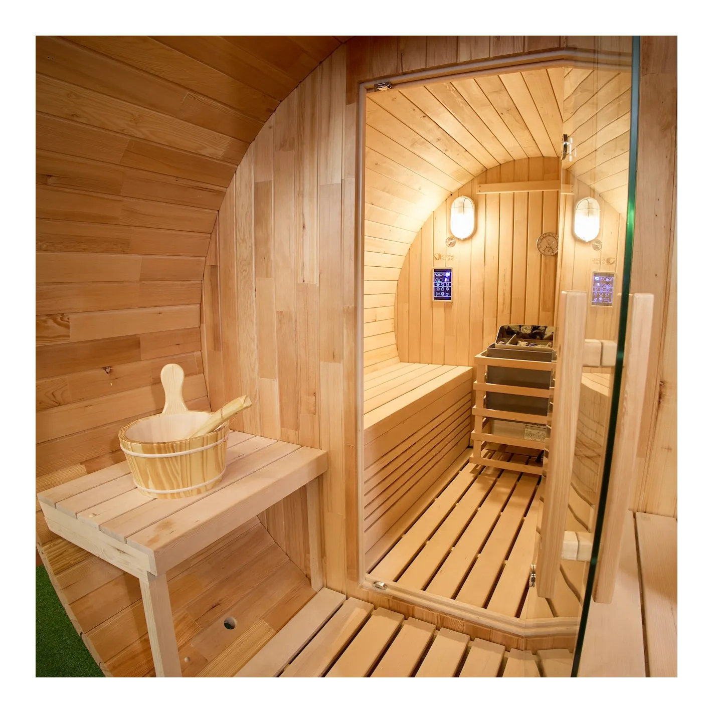 DHARANI S6 - Sauna exterior de vapor para 6 personas